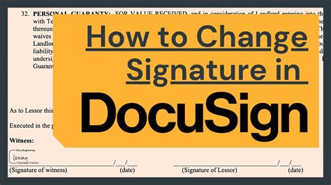 How to change signature in docusign. Things To Know About How to change signature in docusign. 
